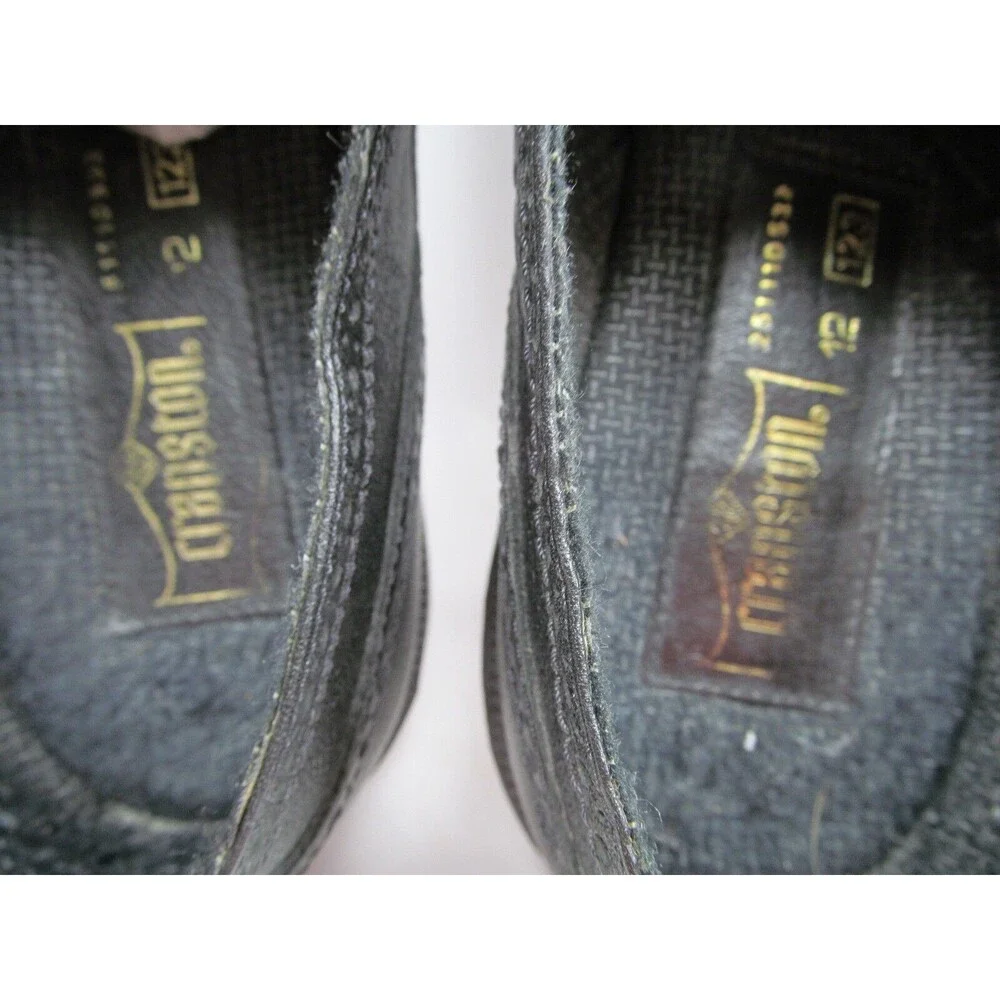Cranston Cap Toe  Black Shoes Mens Size 12